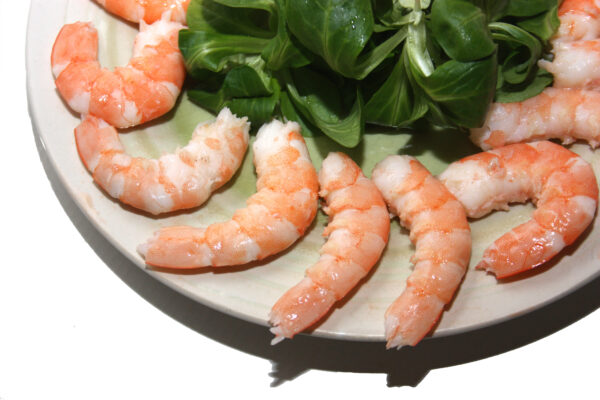 100g de grosses queues de Crevettes décortiquées