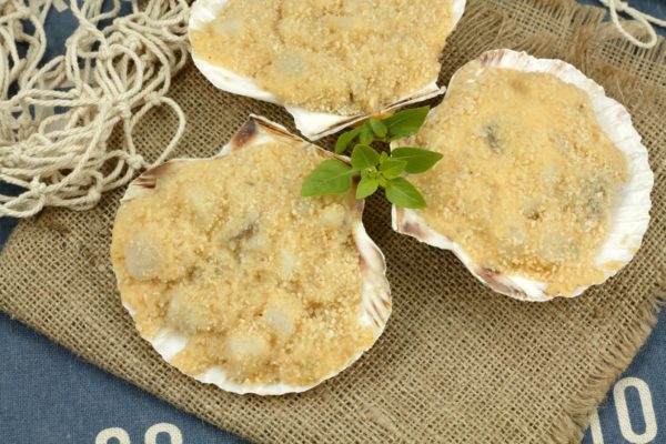 2 Coquilles Saint-Jacques à la Nantaise