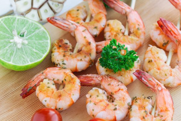 12 Brochettes de Crevettes à la Provençale 500G