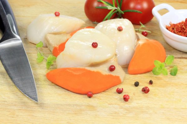 Noix de Saint-Jacques avec Corail 200G