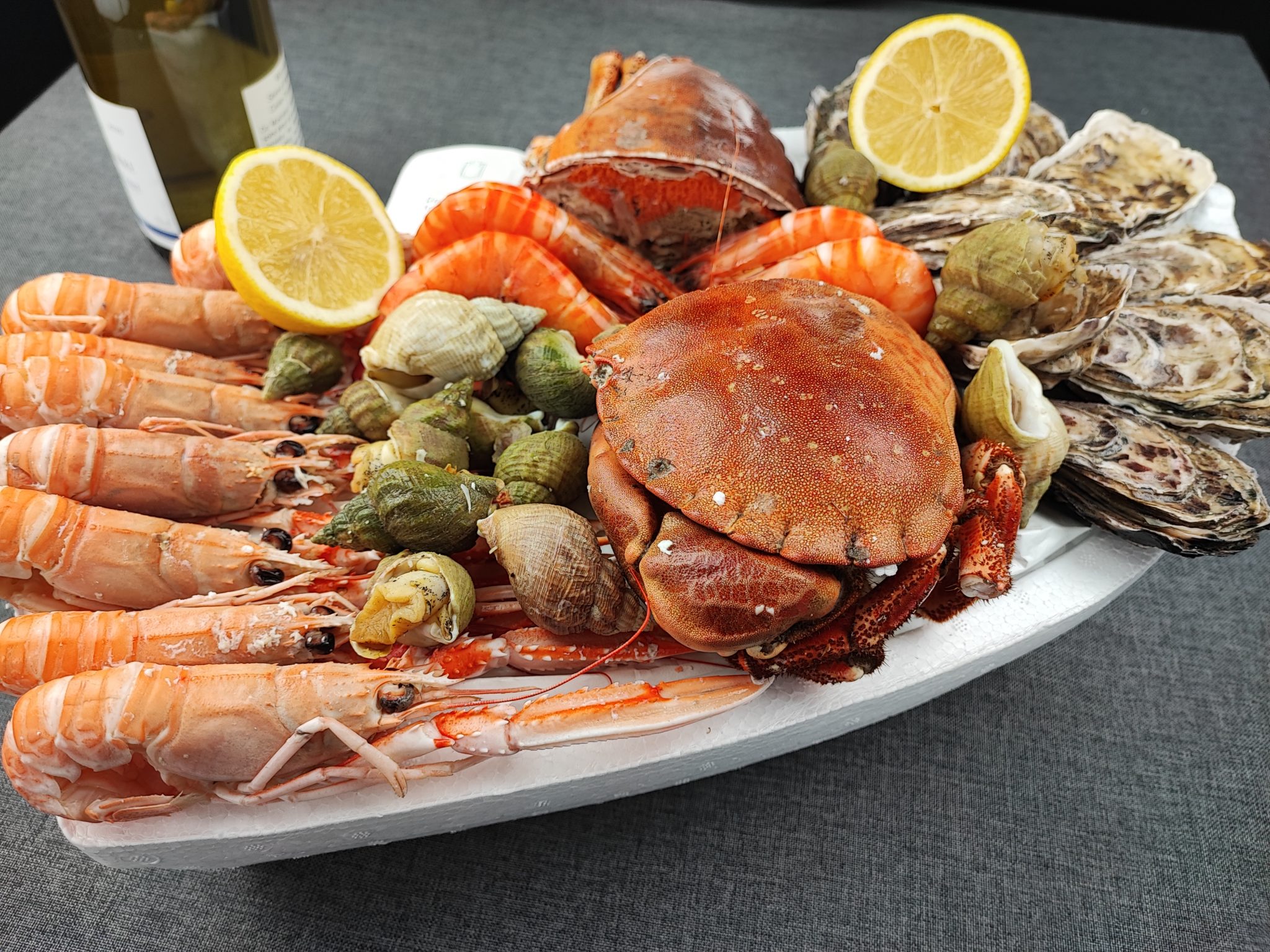 Plateau de fruits de mer Rocher Océan