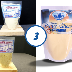 Lot de 3 sauces