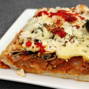 Pizza au saumon 350G