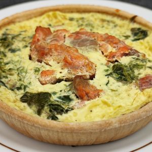 Quiche au saumon 180g pièce